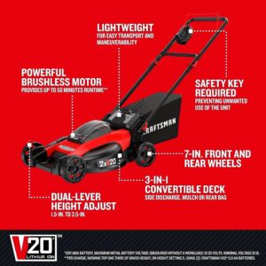 Boolina craftsman-v20-lawn-mower-push-mower