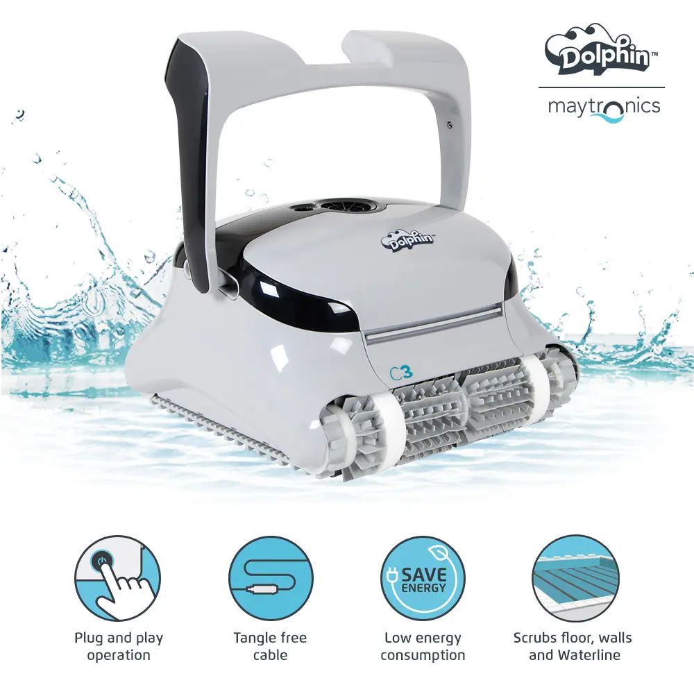 Boolina dolphin-c3-commercial-robotic-pool-clean