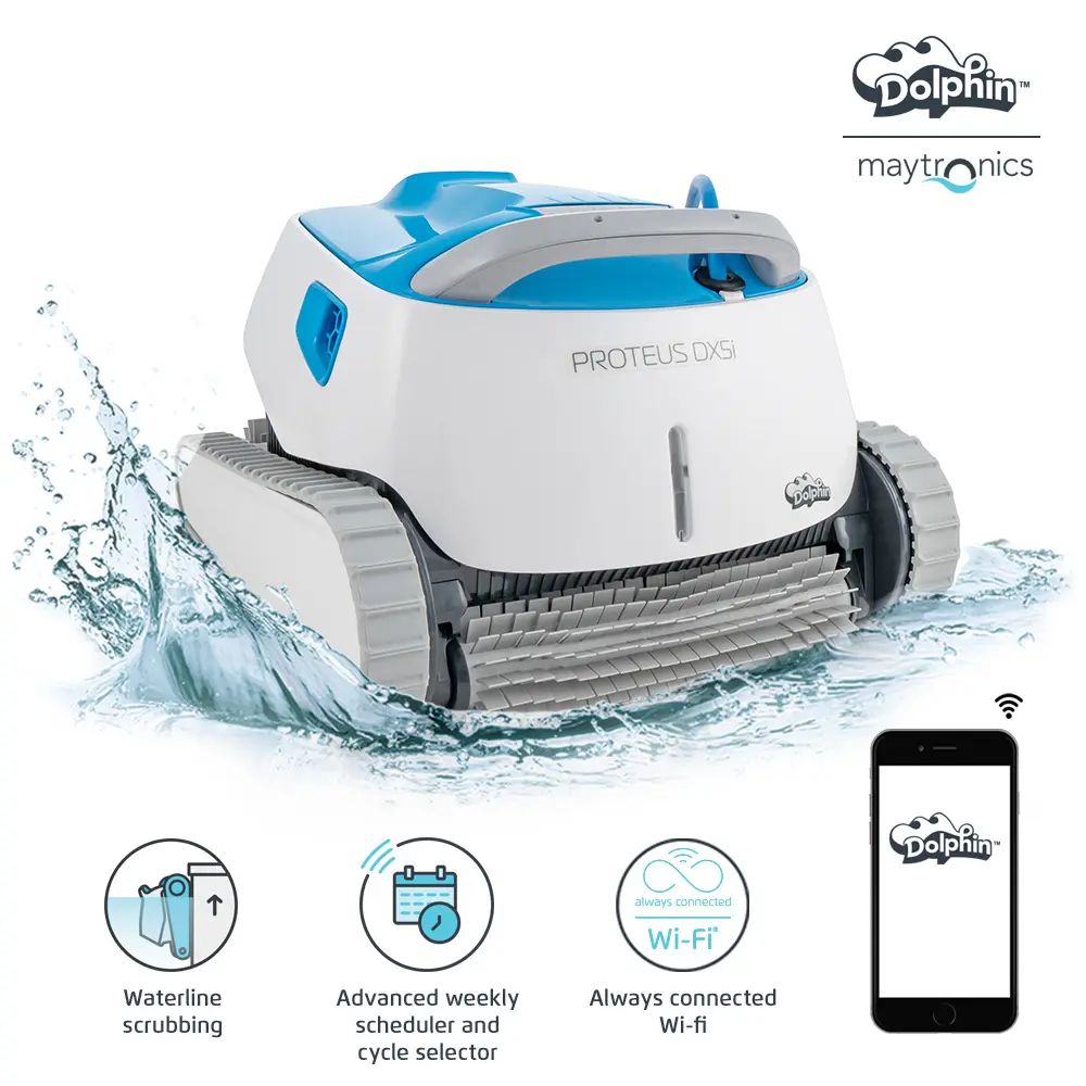 Boolina dolphin-proteus-dx5i-robotic-pool-cleane