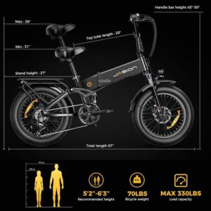 Boolina jasion-x-hunter-folding-fat-tire-electri