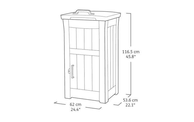 Boolina keter-package-delivery-box-brown-durable