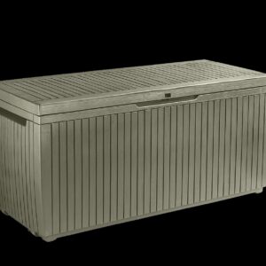 Boolina keter-springwood-80-gallon-outdoor-stora