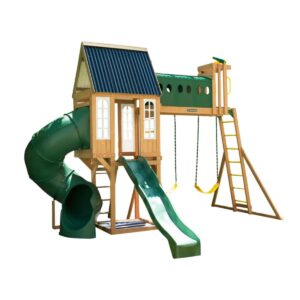 Boolina kidkraft-skyway-resort-wooden-swing-set-