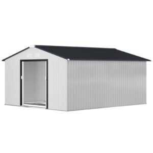Boolina outsunny-outdoor-storage-shed-white-1113